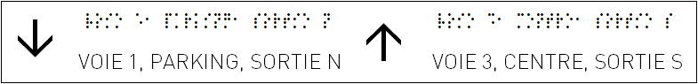 Plaquette du haut