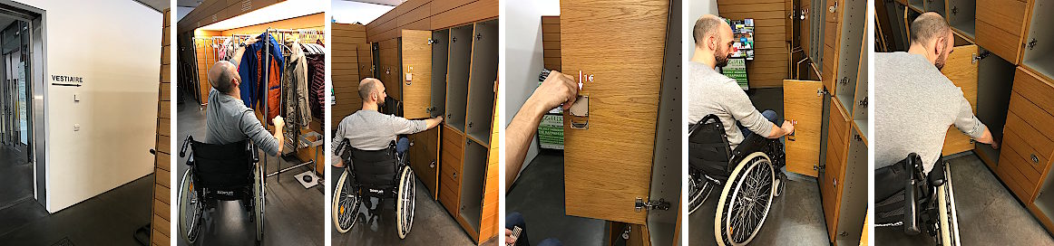 Photo des vestiaires